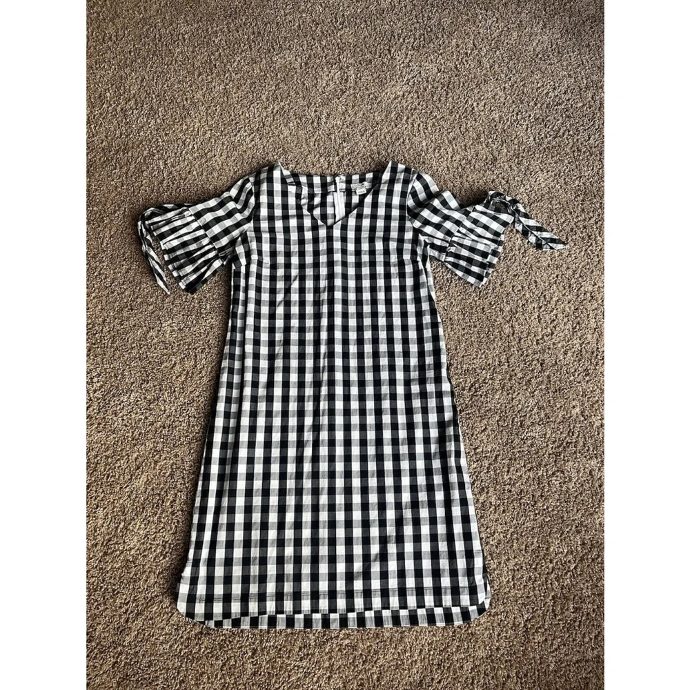 J.Crew Gingham Shift Dress Size XS
